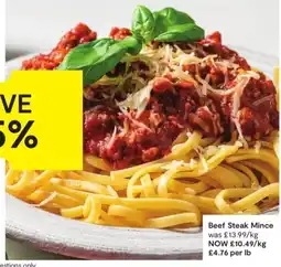 SuperValu Beef Steak Mince offer