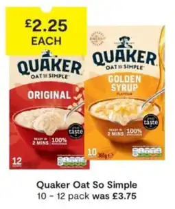 SuperValu Quaker oat so simple offer