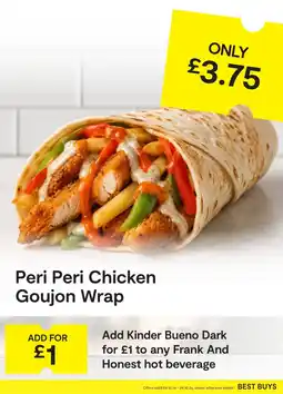 SuperValu Peri Peri Chicken Goujon Wrap offer