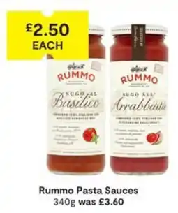 SuperValu Rummo pasta sauces offer
