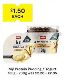 SuperValu My Protein Pudding / Yogurt offer