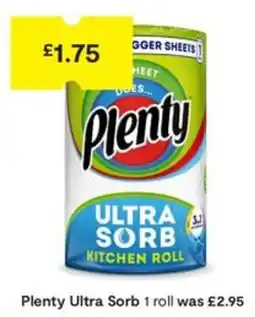 SuperValu Plenty ultra sorb kitchen roll offer