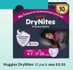 SuperValu Huggies drynites pyjama pants offer