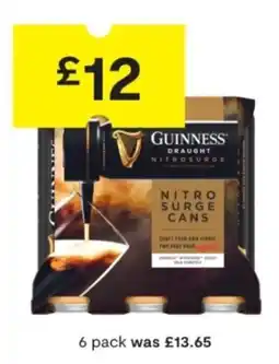 SuperValu Guinness draught nitro surge cans offer