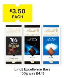 SuperValu Lindt excellence bars offer