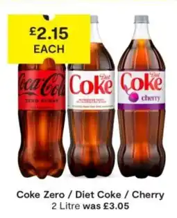 SuperValu Coca-Cola coke zero sugar / Diet Coke / Cherry offer