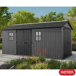 Costco Keter Newton Plus 17ft x 7ft 5 (5.1 x 2.2m) Dual Entry Shed Storage Shed offer