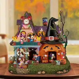 Costco Halloween 13.5 inch Disney Animated House with Lights and Music offer