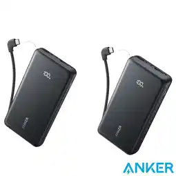 Costco Anker Zolo 10k and 20k Power Banks with Built-in USB-C Cable offer