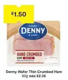 SuperValu Denny Wafer Thin Crumbed Ham offer