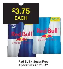 SuperValu Red Bull Sugar Free offer