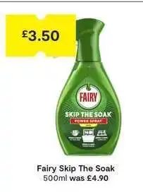 SuperValu FAIRY Skip the Soak offer