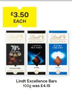 SuperValu Lindt Excellence Bars offer