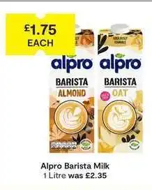 SuperValu Alpro Barista Milk offer