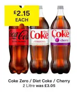 SuperValu Coke Zero / Diet Coke / Cherry offer