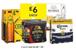 SuperValu Cobra, Kopparberg, Menabrea, Corona offer