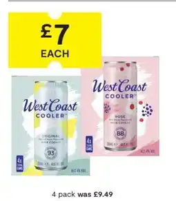 SuperValu West Coast Cooler 4 pack offer