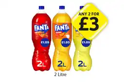 Londis Fanta Fruit Twist, Orange, Lemon offer