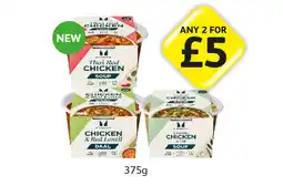 Londis My Protein Thai red Chicken Soup, Chicken & Red Lentil, Classic Chicken Soup offer