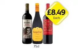 Londis 19 Crimes Red Wine, Campo Viejo, Diablo offer