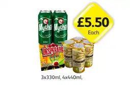 Londis Mythos, Desperados, Strongbow offer
