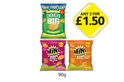 Londis Crinklys Big Cheese & Onion, Cheese & Red Onion, Original offer
