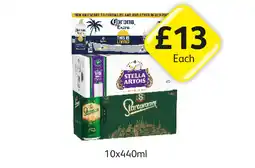 Londis Corona, Stella Artois, Staropramen offer