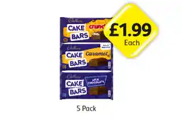 Londis Cadbury Cake Bars Crunchie, Caramel, Milk Chocolate offer