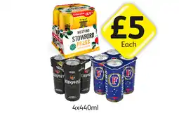 Londis Westons Stowford Press, Murphy's, Fosters offer