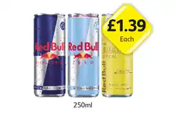 Londis Red Bull, Zero, Summer Edition offer