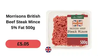 Morrisons british beef steak mince