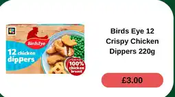 Morrisons Birds Eye 12 crispy chicken dippers offer