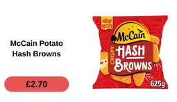Morrisons McCain potato hash browns offer