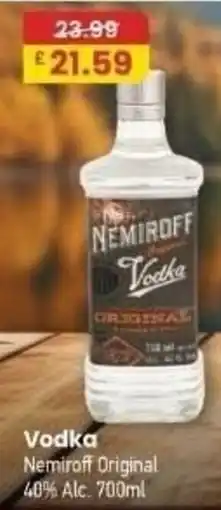 MyMINIMIX Nemiroff vodka offer