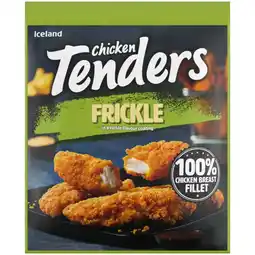 Iceland Iceland Chicken Tenders Frickle 450g offer
