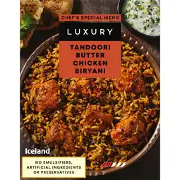 Iceland Iceland Luxury Tandoori Butter Chicken Biryani 400g offer