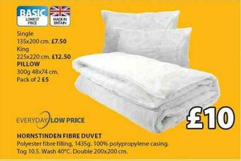 JYSK Hornstinden Fibre Duvet offer