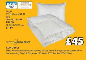 JYSK Alta Duvet offer