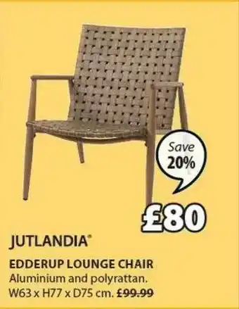 JYSK Jutlandia Edderup Lounge Chair offer