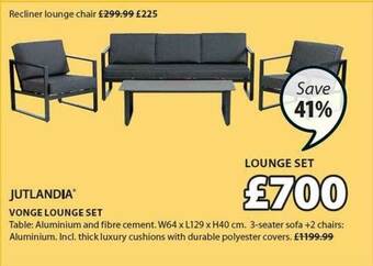 JYSK Jutlandia Vonge Lounge Set offer