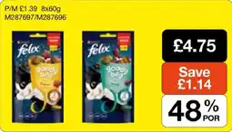 Booker Wholesale Felix goody bag offer