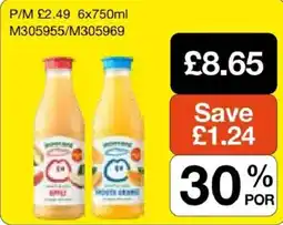 Booker Wholesale Organic Baby Fruit Juice offer
