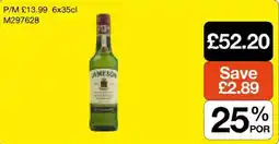 Booker Wholesale Jameson offer