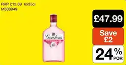 Booker Wholesale Gordons Pink Gin offer