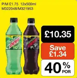 Booker Wholesale Mountain Dew offer