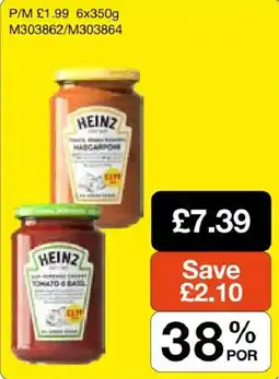 Booker Wholesale Heinz tomato & basil offer
