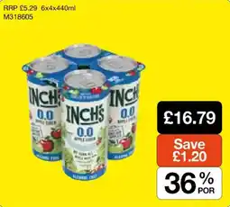 Booker Wholesale Inch's apple cider offer