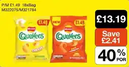 Booker Wholesale Quavers offer