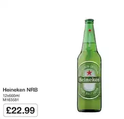 Booker Wholesale Heineken nrb offer