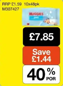 Booker Wholesale Huggies wipes offer
